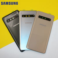 SAMSUNG Galaxy S10 5G G977 G977F 5G Version Battery Cover Back Door Housing Panel Case Replacement With Camera Lens +Sticker