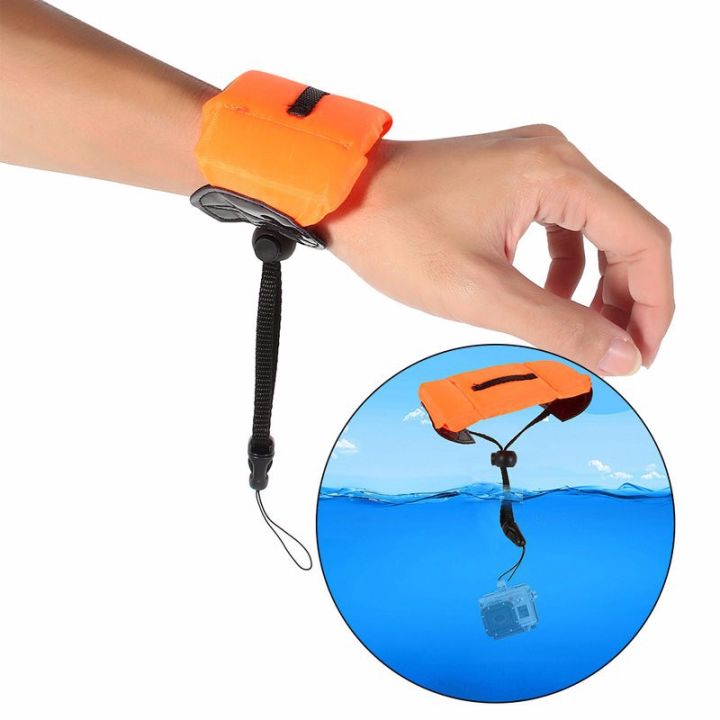 gopro-floating-wrist-strap-foam-โฟมลอยน้ำ-สำหรับคล้องข้อมือ-กันกล้องจมน้ำ