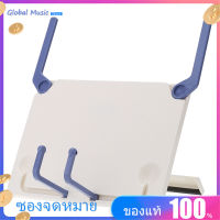 【Hot】แบบพกพาพับคะแนนเพลงแผ่นยืน H older สนับสนุน bookend bookstand bookholder อ่านกรอบสำหรับ iPad แล็ปท็อป tablature ตำราสีฟ้า