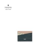 [ NASHA MADE IN MARS ] Pinto card Holder | Cactus กระเป๋าใส่บัตรหนังวัวสีเขียว