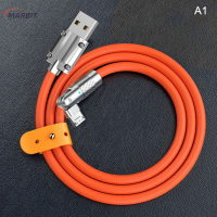 MARBIT 120W 6A Super FAST CHARGE Type-C สายซิลิโคนเหลว Quick Charge USB Cable สำหรับ Xiaomi Huawei Samsung Pixel USB Bold Data line