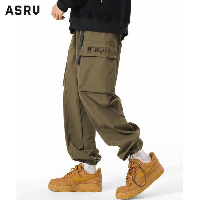 ASRV กางเกงขายาว ชาย กางเกงสแล็คชาย กางเกงสแล็คผู้ชาย กางเกงผู้ชาย กางเกงขายาวผู้ชาย กางเกงผู้ชายแฟชั่นเรียบง่าย-กางเกงคาร์โก้-กางเกงลำลอง