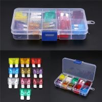 【YF】 50pcs Mixed Medium Standard Blade Fuse 32V Assortment Kit Car Auto 3A-40A Box For Van Truck Coach Bus Motorcycle Quad Boat