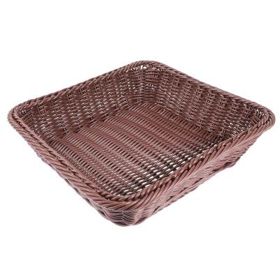 1Pc Idyllic Style Food Basket Home Kitchen Fruit Basket Handmade Woven Basket