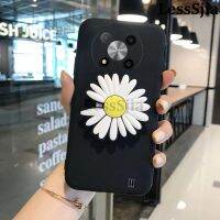 เคสมือถือสำหรับ ZTE Blade A73 5G เบลด ฝาหลังกรัม + แหวนรองรับดอกเบญจมาศสำหรับป้องกันการตกหล่น ZTE Blade A73 เบลด เคสใส่โทรศัพท์