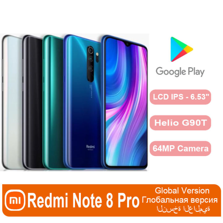 Brand New Xiaomi Redmi Note 8 Pro Smartphone 6g Ram 128gb Rom Battary 4500ma 2340 X1080 Pixel 7000