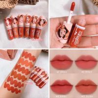 ? ลิปจุ่ม ลิปมินิ ลิปกลอส เนื้อแมท Kiss Me Kiss Beauty 6 แท่ง 6 สี กันน้ำ ติดทนสุดยอด! [ Beauty Face ]