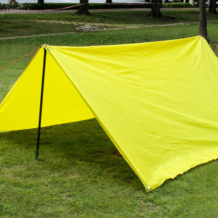 ultralight-sun-shelter-camping-mat-เต็นท์ชายหาด-pergola-กันสาด-canopy-5สี190t-taffeta-tarp-กันน้ำ-camping-sunshelter