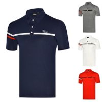 Titleist ฤดูร้อน เสื้อกอล์ฟผู้ชายแขนสั้นTเสื้อยืด  กลางแจ้งเสื้อกีฬา golf polo OjKy