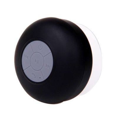 Shower Speaker Bluetooth Waterproof Resistant Wall Mount Portable Speaker Wireless Built-in Microphone With Solid Suction Cup