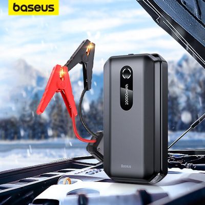 Baseus 10000mAh Car Jump Starter Power Bank For Car Battery Charger Portable Power Station 12V Car Booster Starting Device ( HOT SELL) tzbkx996