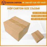10 Thùng giấy carton gói hàng online ship COD size 13x10x8 cm