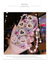 ❅ Gorące 3D miłość serce Bling Glitter kryształowe etui do Samsung Galaxy S9 S10 S20 S21 S22 Plus FE uwaga 9 10 Lite 20 Ultra Fundas Capa