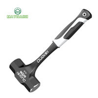 Cross Peen Hammer Machinist Hammer Drilling Crack Hammer แปดเหลี่ยม Sledge Hammer Club Hammer Handle Rock Smashing Hammer Soft Grip Handle ค้อนเหล็กคาร์บอน