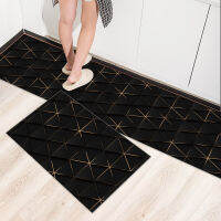 Spot parcel post Cross-Border New PVC Kitchen Floor Mat Waterproof Stain-Resistant Modern Minimalist Bathroom Bathroom Non-Slip Car Customization