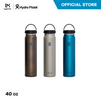 HYDRO FLASK รุ่น WIDE MOUTH TRAIL 40 OZ กระติกน้ำสูญญากาศ เก็บความเย็น เก็บความร้อน เก็บอุณหภูมิ