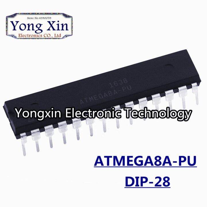 5ชิ้น/ล็อต ATMEGA8A-PU 8K 16MHZ 28-PDIP ATMEGA8A 8 ATMEGA8 8A ATMEGA 8A ...