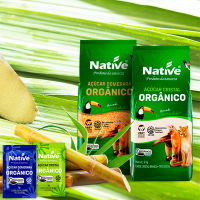 Native Acucar Organico บราซิลนำเข้าอินทรีย์สีเหลืองและน้ำตาลทรายขาวน้ำตาลแดงน้ำตาลอ้อยธรรมชาติ1kg