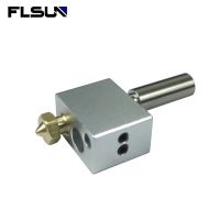 Sell Like Hot Cakes Flsun Sr 3d Printer Accessories E3d V6 Version Extrusion Head Brass Nozzle Heating Block Kit Stainless