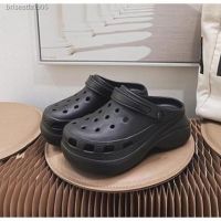 COD 2021 new garden Womens shoes Womens waterproof platform sandals 7cm sole hole shoes Womens shoes 33-40