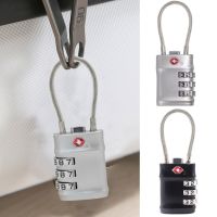 【CW】 Padlock Luggage Suitcase Combination Lock Customs Code TSA with Cable