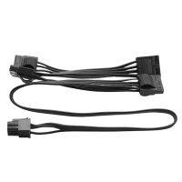 6X 6Pin to 4 Molex Modular Power Supply Cable 6Pin to 4 IDE Cable for CORSAIR RM1000X RM850X RM750X RM650X RM550X