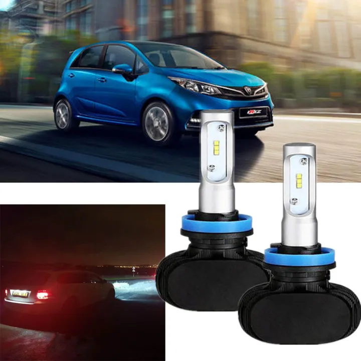 2pc led headlamp headlight h11 80w light bulbs for proton iriz year