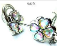 22 Colors Anime Shugo Chara Hinamori Amu Cosplay Key &amp; Lock Necklace Pendant Set Kids Girls Birthday Gift Collection Necklaces