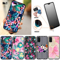 36GNN Flower Floral art อ่อนนุ่ม High Quality ซิลิโคน TPU Phone เคสโทรศัพท์ ปก หรับ Huawei Nova 7 SE 5T 4E 3i 3 2i 2 Mate 20 10 Pro Lite Honor 20 8x