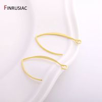 【CW】 18K Gold Plated Metal 22-28mm Earrings Hooks Ear Wire with Jewelry Making Supplies Wholesale