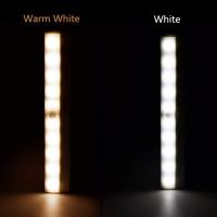 10LED Motion Sensor Closet Light Kitchen Bedroom Stairway Wardrobe Cabinet hallway Wall Light Lamp Light Cold Warm Lamp