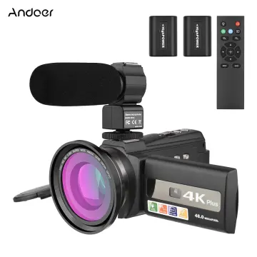 Camara de video Andoer 4K Ultra HD Handheld DV Cámara de video