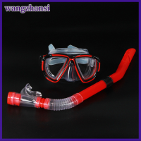 wangzhansi ว่ายน้ำแว่นตาดำน้ำ Scuba Anti-FOG Goggles หน้ากากน้ำกีฬาดำน้ำแว่นตา