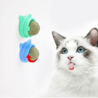 Catnip Balls Wall Stick-on Ball Toys Cat Mint Ball Healthy Natural Removes Hair Ballsเพื่อส่งเสริมการย่อยอาหารสัตว์เลี้ยงแมวหญ้าขนมขบเคี้ยว-lihaibo2