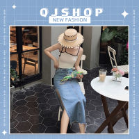 QJshop  ?สินค้าขายดีมาใหม่? กระโปรงยีนส์หญิง  กระโปรงทรงแคบแฟชั่น สวย ปังสุด สายเซ็กซี่ห้ามพลาด ?ทรงกระโปรงยาวผ่าช้างสูงเห็นถึงขาอ่อน แบบอ่อยๆได้ใจ เลือกสีและไซส์ ตามชอบได้เลยจร้าาา