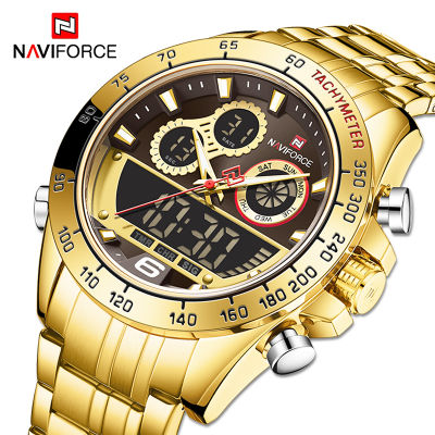 NAVIFORCE Luxury Gold Watches Mens Military Sport Quartz Digital Chronograph Wrist watch Waterproof Clock Male Relogio Masculino