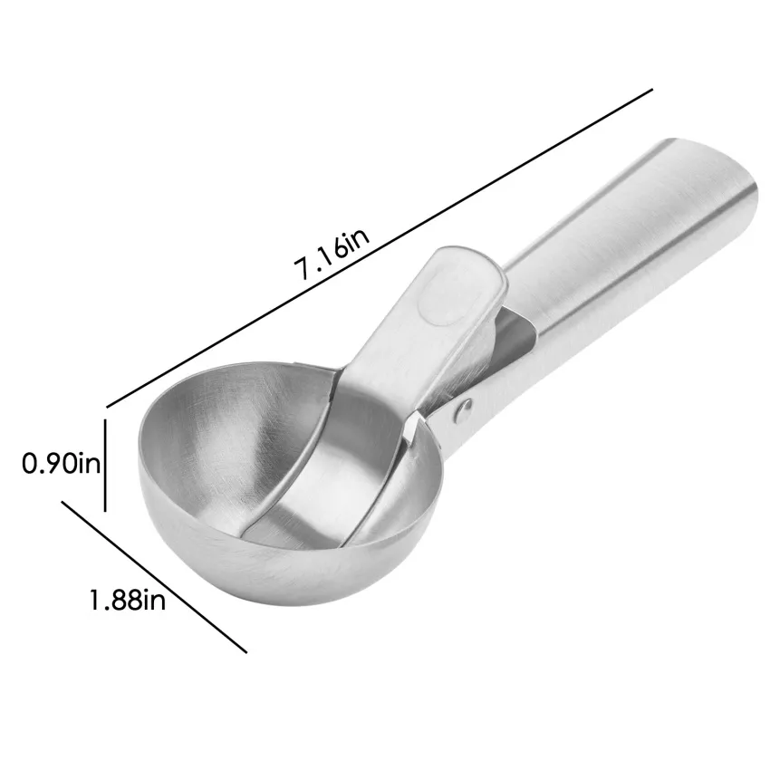 YasTant Premium Large Ice Cream Scoop with Trigger Ice Cream