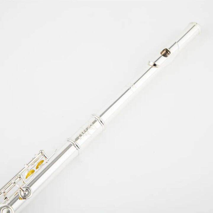 Made In Japan Sankyo 601 Flute Silver Plated Flutes French Button Split E Mechanism B Leg Flute
