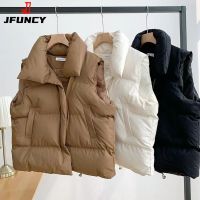 ❃ JFUNCY Womens 2023 Sleeveless Woman Jackets Vests New Female Coat Warm Top Waistcoat