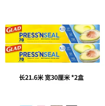 Glad Press N Seal Plastic Wrap, 2 Pack/140 Sq. ft.