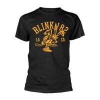 Hot sale Blink-182  band  graphic Mens 100% Cotton Round Neck Short Sleeve T-Shirt  Adult clothes