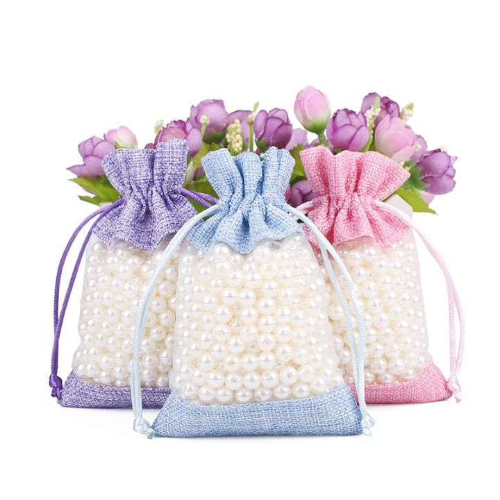 50pc-2019-new-linen-bag-organza-sachet-stitching-drawstring-jewelry-packaging-pouch-wedding-party-gift-pouches-can-printing-logo