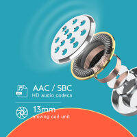 QCY T8 wireless earphones , Bluetooth V5.1 semi-in-ear sports headphones with Type-c interface