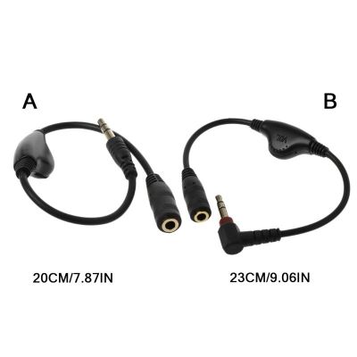 3.5mm Jack AUX Male to Female Adapter Extension Cable Audio Stereo Cord with Volume Control Earphone Headphone Wire