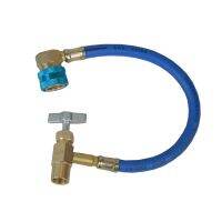 Car Refrigerant Charing Hose Kit with R134a Can Tap Valve To R1234 Low side Quick Coupler