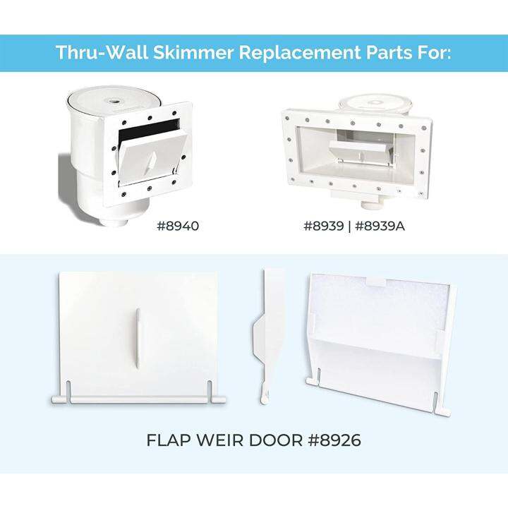 Moon Whistle Skimmer Weir Skimmer Flap Door for 8926 Pool Skimmer Door