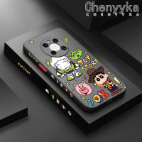 เคส Chenyyka สำหรับ Huawei Mate 40 Pro Mate 40 Pro Mate 40 Pro ของเล่นน่ารักลายการ์ตูนเรื่องฝ้าเคสมือถือแข็งขอบสี่เหลี่ยมซิลิโคนนิ่มเคสกันกระแทกเคสป้องกันกล้องฝาปิดเลนส์เต็มตัว