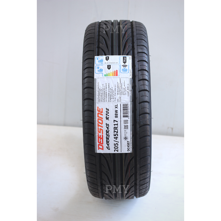 205-45r17-88w-xl-ยี่ห้อ-deestone-ดีสโตน-รุ่น-carreras-r702-ล็อตผลิตปี21-ราคาต่อ1-เส้น-ยางใหม่แท้-100-รองรับความเร็วสูงสุด-270-กม-ชม