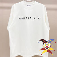 ใหม่ MM6 Margiela เสื้อยืดผู้ชายผู้หญิงคุณภาพสูงพัฟพิมพ์ T เสื้อ Tops Tee