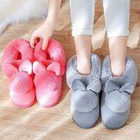 Fongimic Winter Warm Slippers for Women Practical Cotton Indoor Cotton-padded Shoes Slippers Female Floor 5 Colors Cotton Shoes